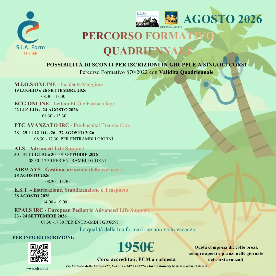 PERCORS0 870 AGOSTO VALIDITA' QUADRIENNALE