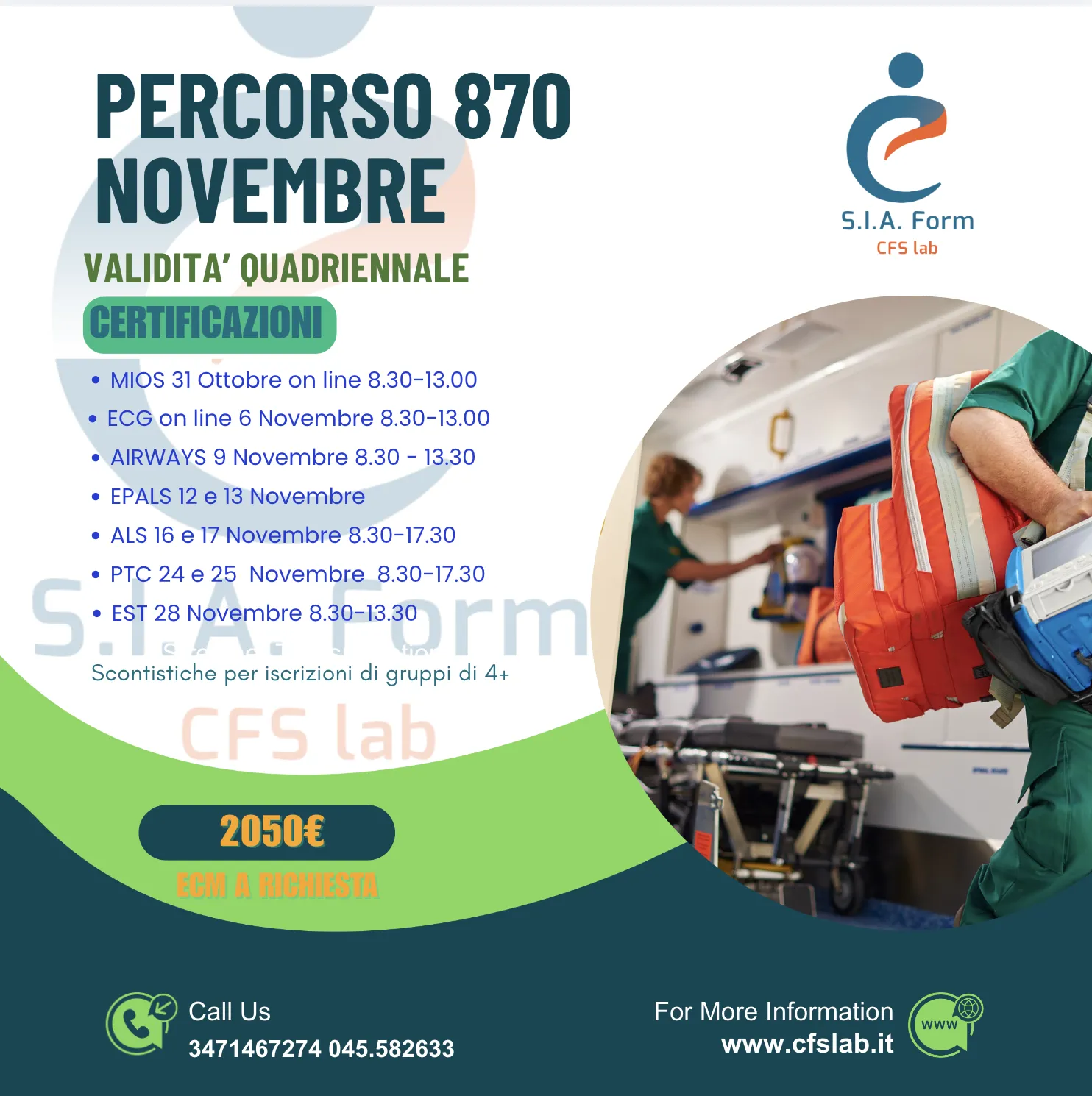 PERCORSO 870 NOV QUADRIENNALE 