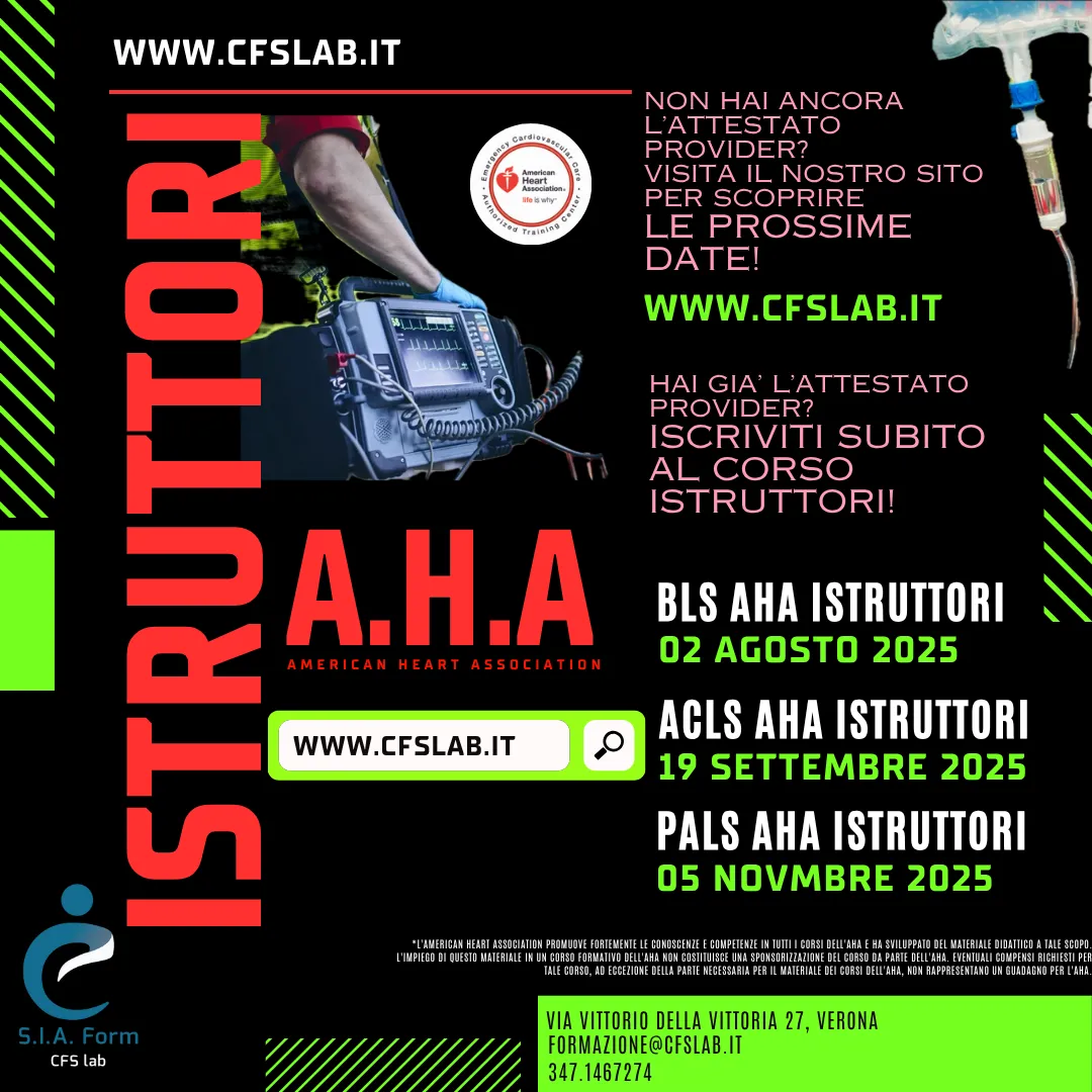 Corso istruttori PALS AHA